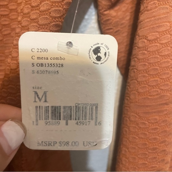 Free People Penny Plunge Neck Stretch Cotton Top NWT​​​​ - Picture 4 of 9